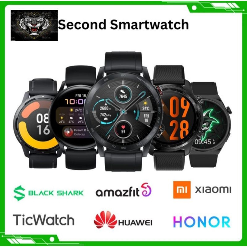 Xiaomi Smart Watch Second Mi Redmi Huawei Amazfit Ticwatch Smartwatch Bekas