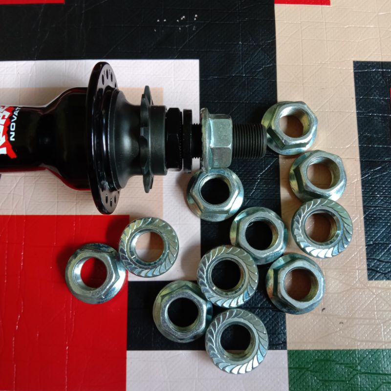 Mur hub cassette nut kunci 19mm as besar sepeda bmx