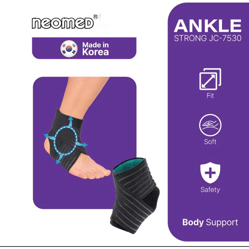 PELINDUNG PERGELANGAN KAKI NEOMED - ANKLE SUPPORT NEOMED JC - 7530