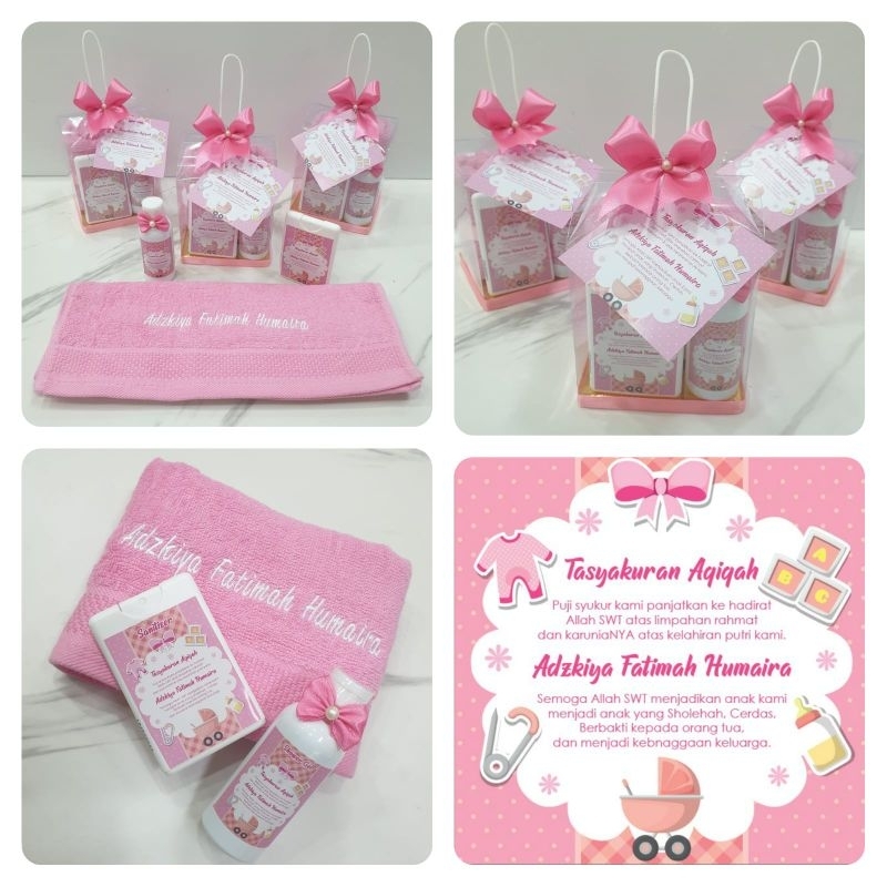 souvenir tasyakuran aqiqah/4 bulan kehamilan/7 bulanan/hampers baby one month/souvenir ulang tahun/s