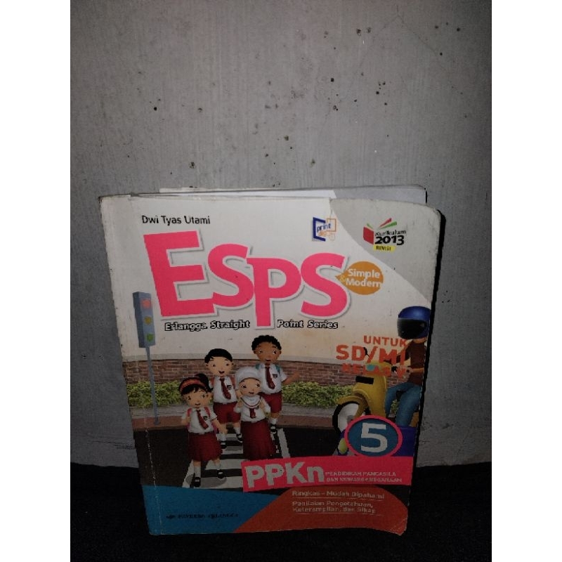 ESPS PPKN SD KELAS 5 ORI BEKAS