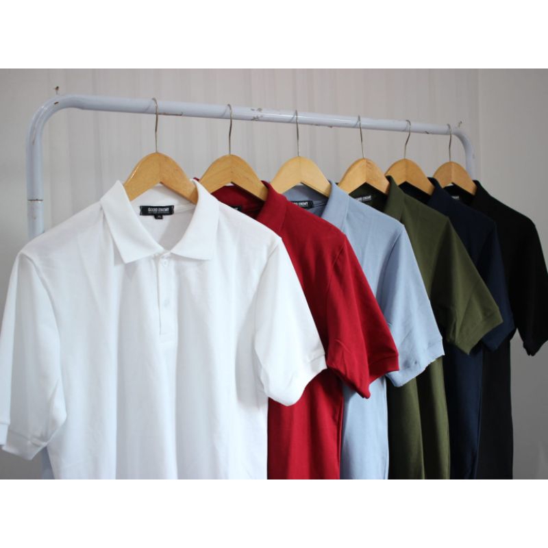 Kaos Polo Kerah Couple Ayah dan Anak Laki-Laki Bahan Cotton Pique 30s