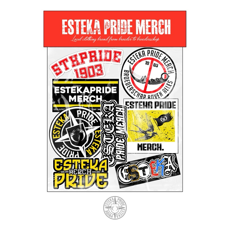 

STICKER PACK VOL I BY ESTEKA PRIDE MERCH - STIKER PSHW