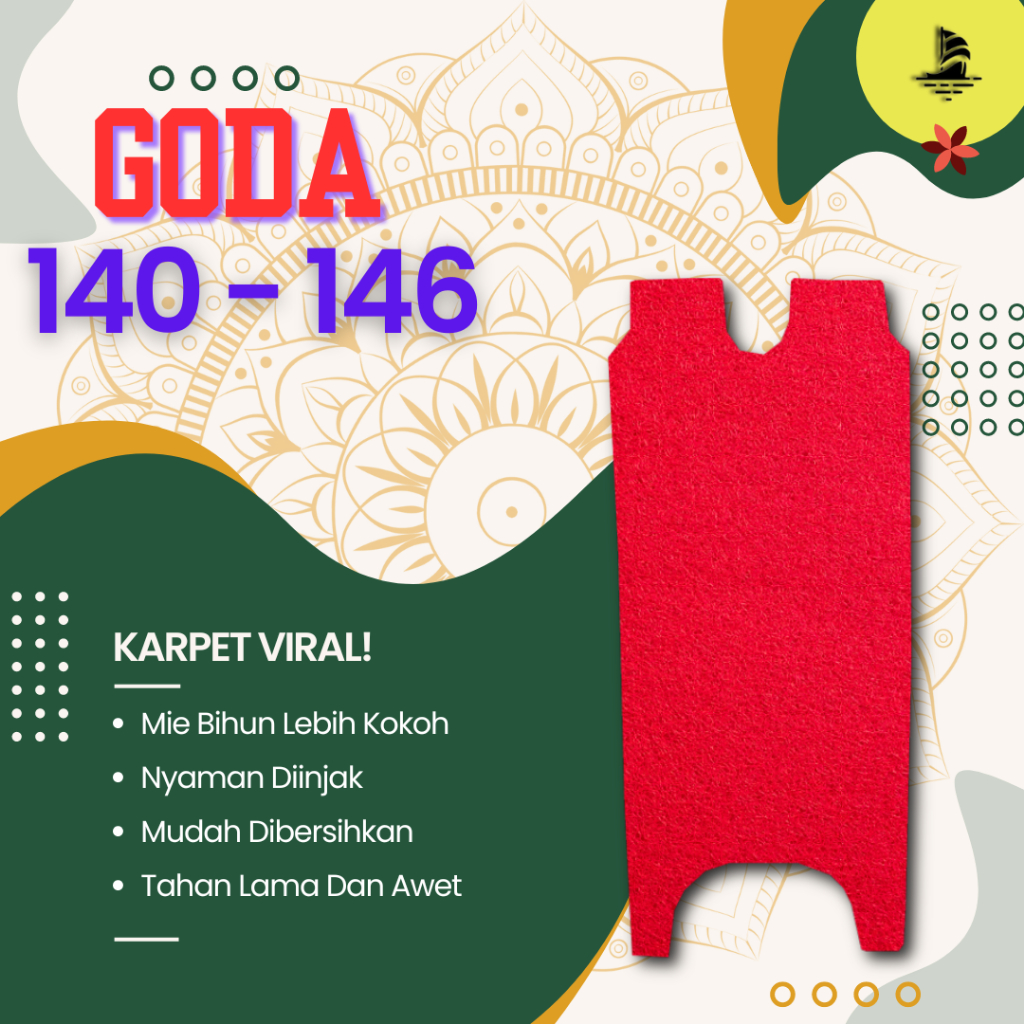 Karpet Sepeda Listrik GODA 140 - 146 - Mie Bihun Serabut