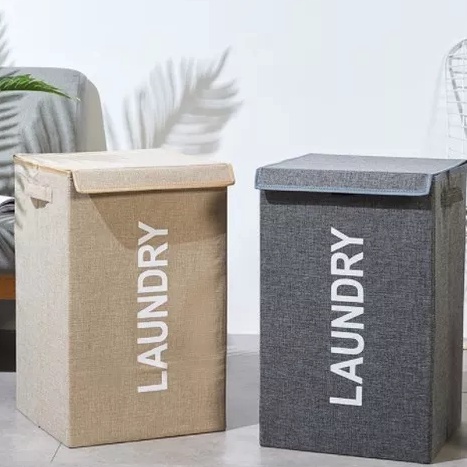 HJ6 PXTON  Storage box Laundry  KERANJANG CUCIAN BAJU KOTOR KOTAK PERSEGI DENGAN TUTUP  storage box 