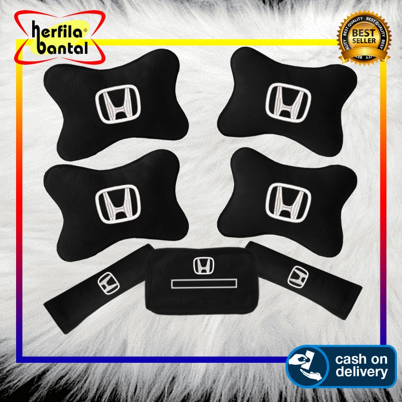bantal mobil honda logo honda