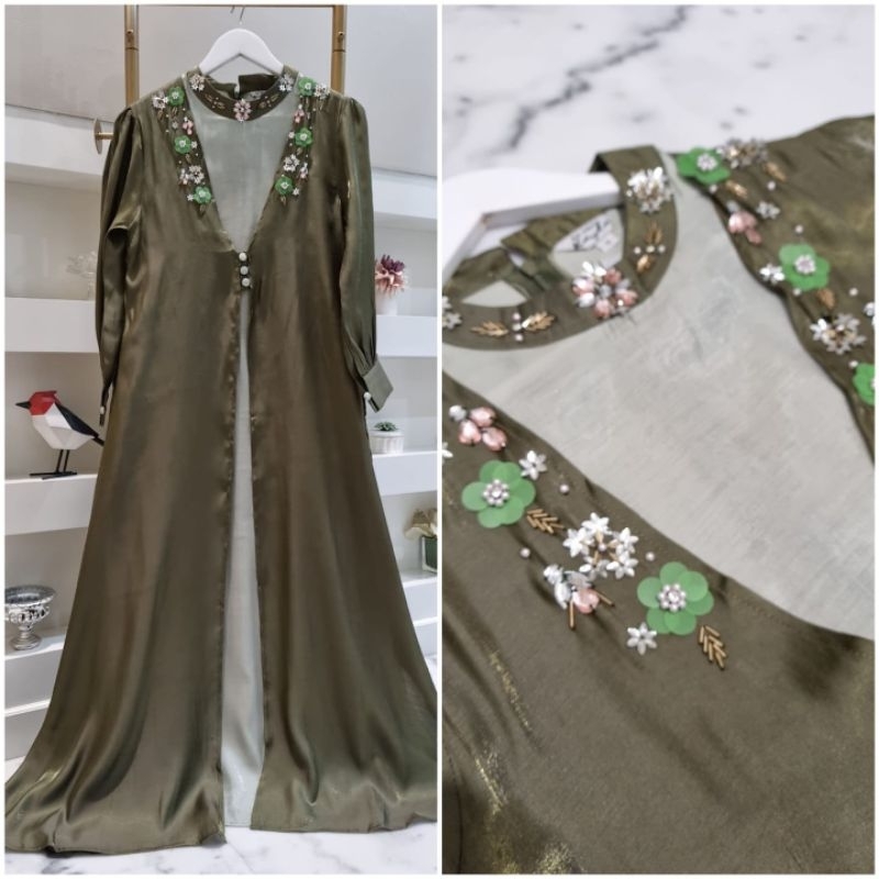 gamis wanita baju muslim wanita gamis model terbaru gamis ednes by kayla model terbaru