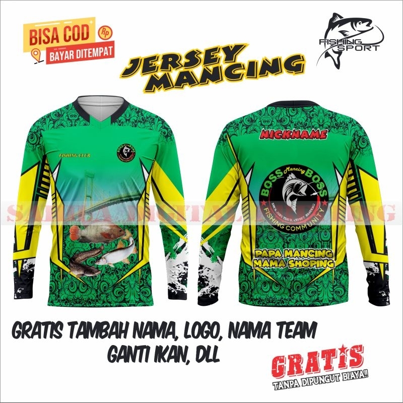 BAJU JERSEY MANCING FULL PRINTING GRATIS DESAIN SESUKA HATI