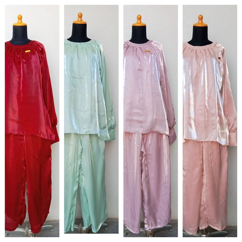 Setelan Wanita SetCel Organza Shimmer