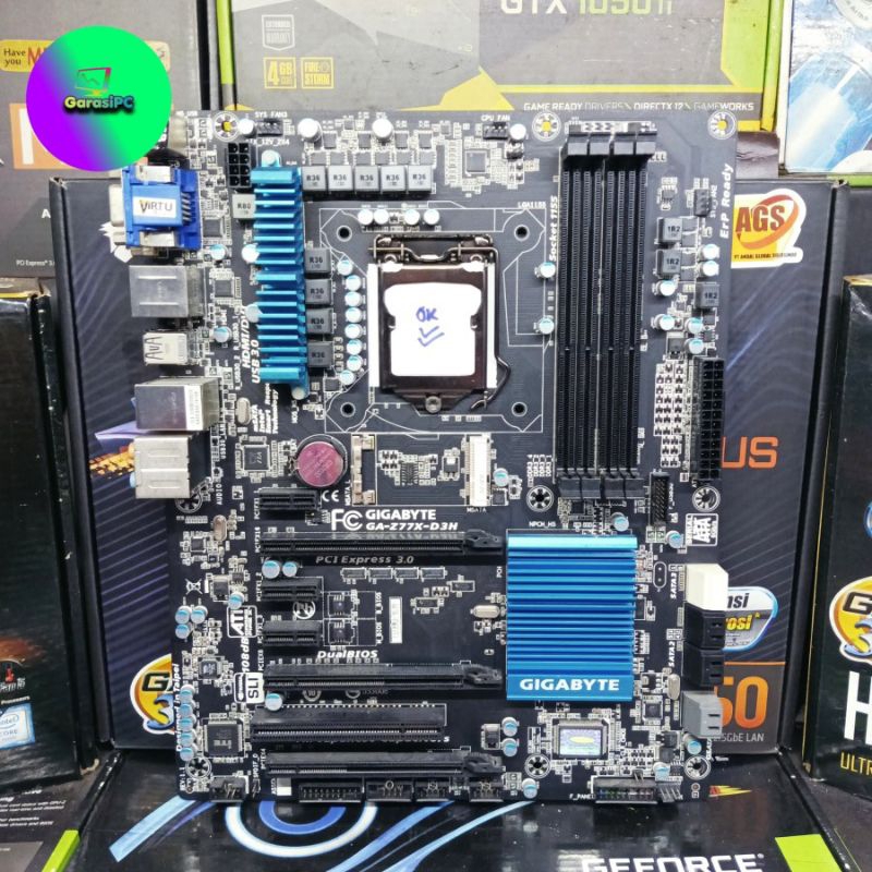 Motherboard Z77 Gigabyte GA-Z77X-D3H Socket LGA 1155 USB 3.0 DDr3
