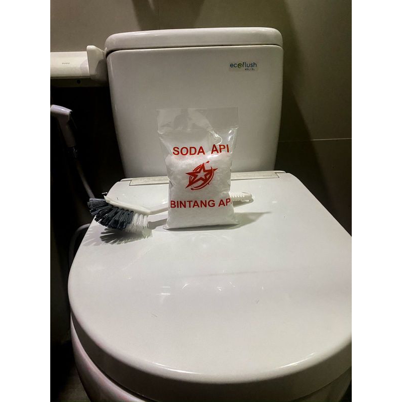 Caustic Soda / Soda Api 1/2Kg / Soda Api Bintang Api / NaOH / Pembersih Saluran WC Mampet