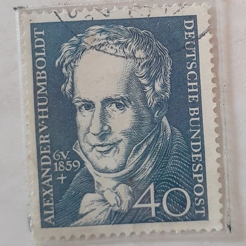 

Perangko Jerman Death Centenary of Alexander Humboldt Tahun 1959