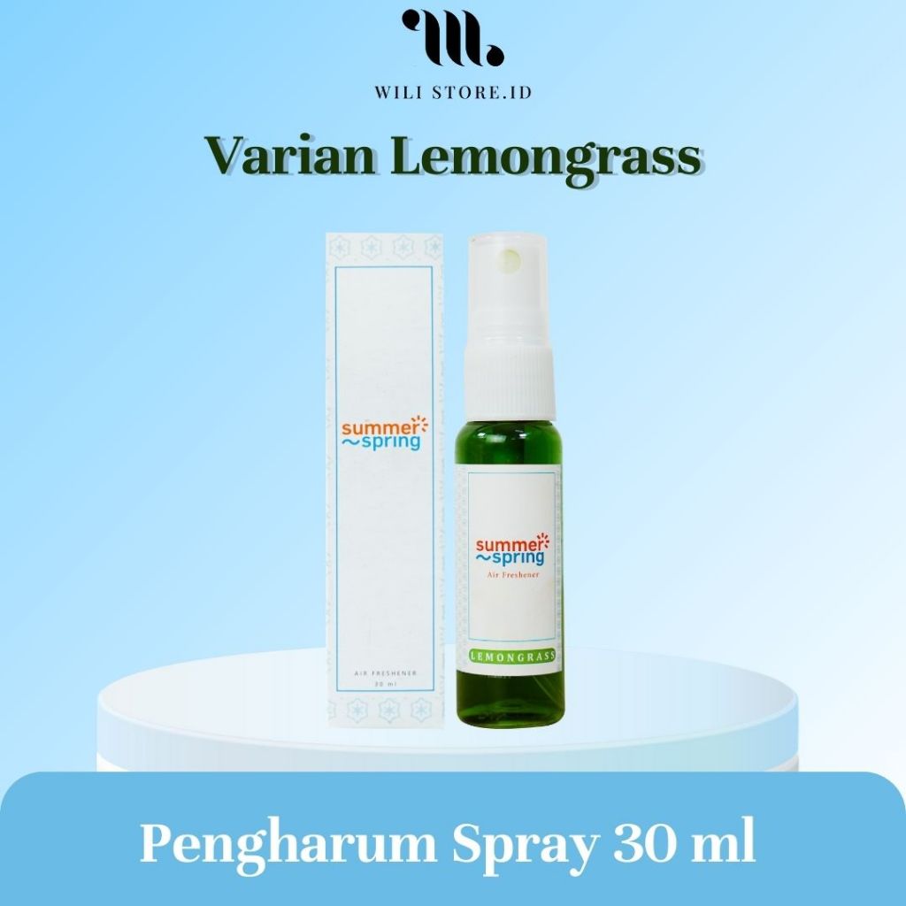 Pengharum Spray Summerspring - Lemongrass 30 ml - Pengharum Ruangan - Pengharum Kamar