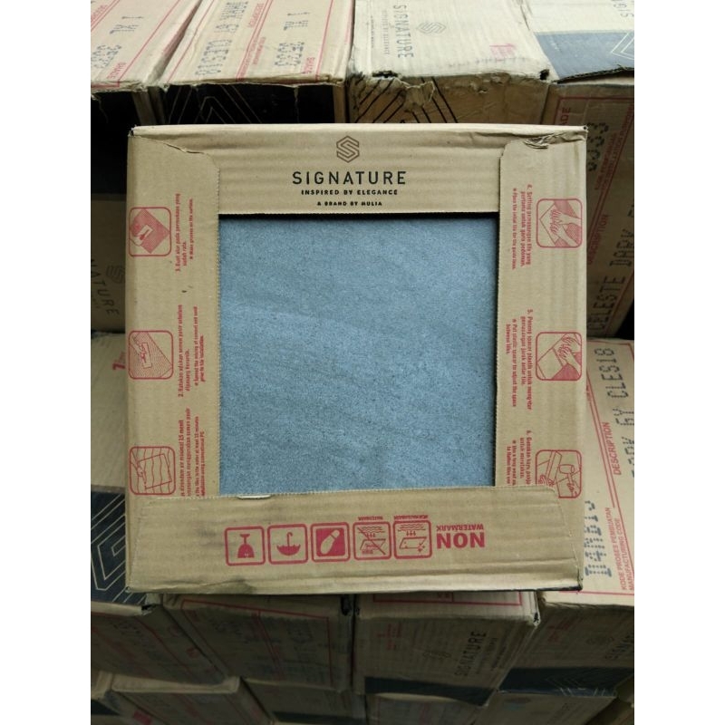 Keramik Lantai Kamar Mandi Polos // 25x25 // Permukaan Kasar