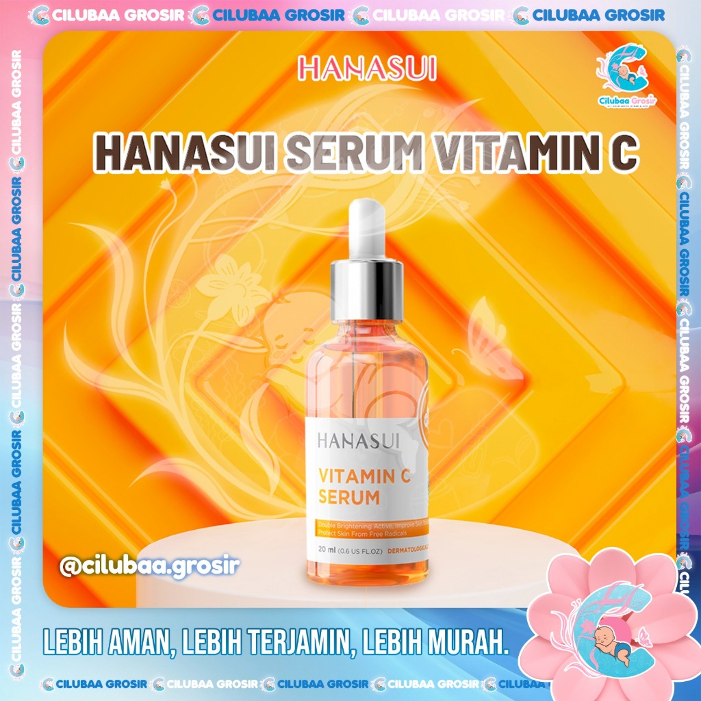 HANASUI Serum Vitamin C New Look & Improved Formula || Serum Wajah Hanasui
