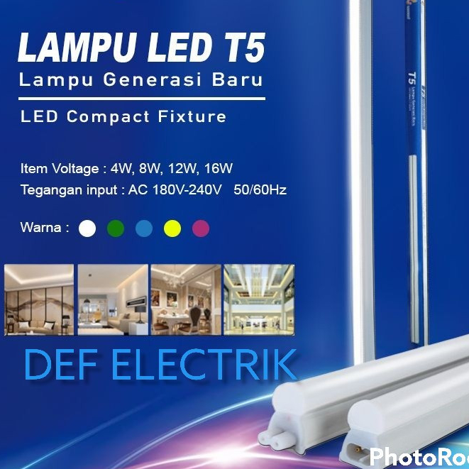 LAMPU SET T5 LED 30 CM TL NEON LED TUBE 30CM