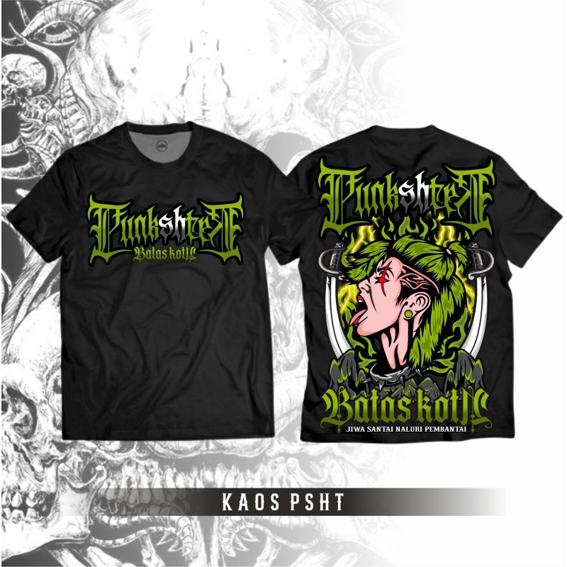 Kaos Distro PSHT Punkshter Batas Kota Desain Terbaru Kekinian