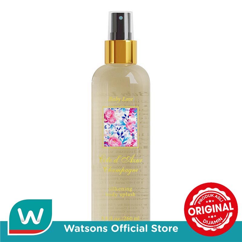 Cote D'Azur Champagne Body Splash Baby Love 260ml