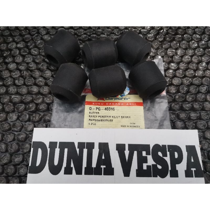 Karet shock belakang bawah vespa danmotor