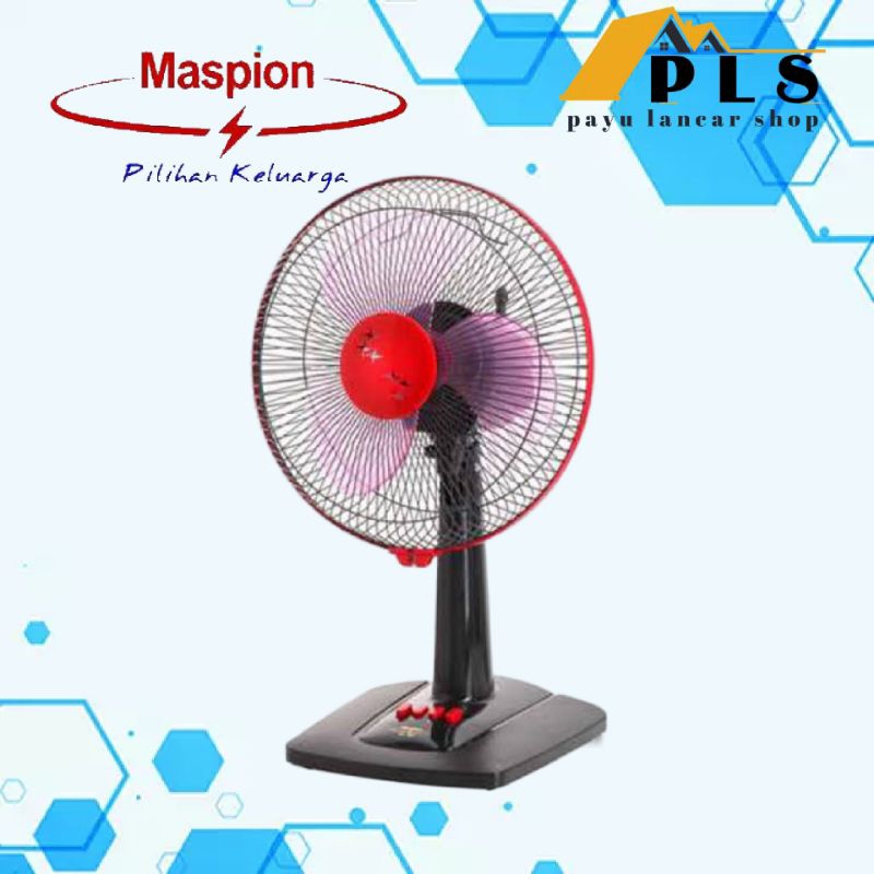 MASPION kipas angin meja 12 inch EX-307, desk fan maspion 307 kipas maspion 12 inch