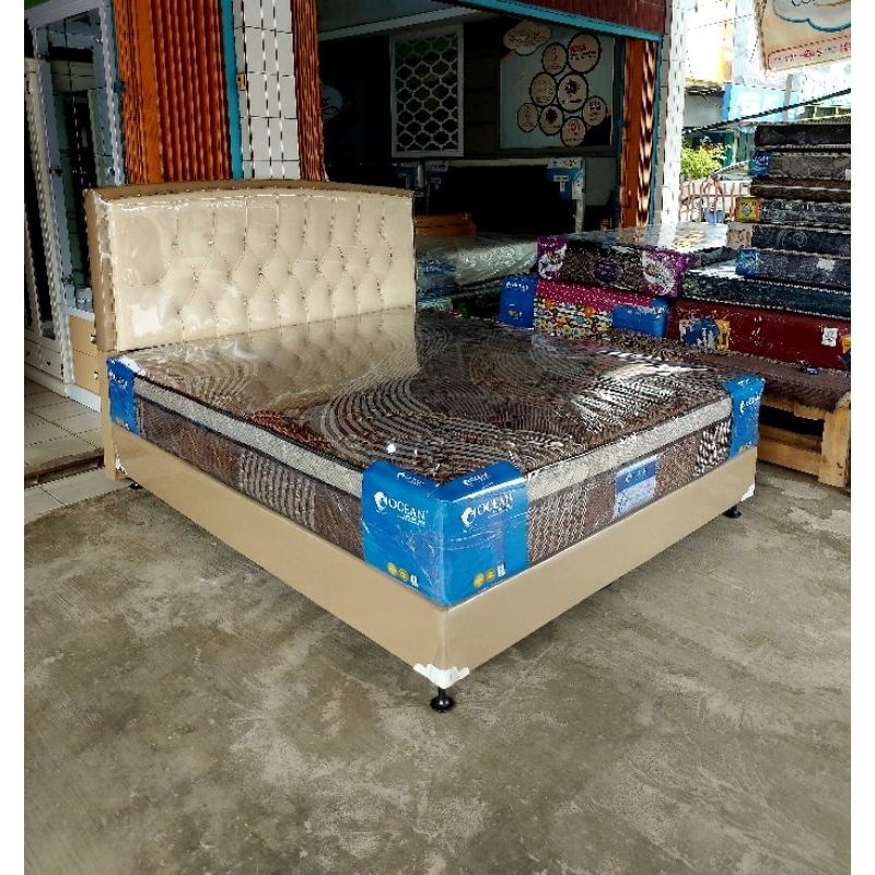 kasur springbed plush top ocean - c class 180x200 / 160x200 / 120x200