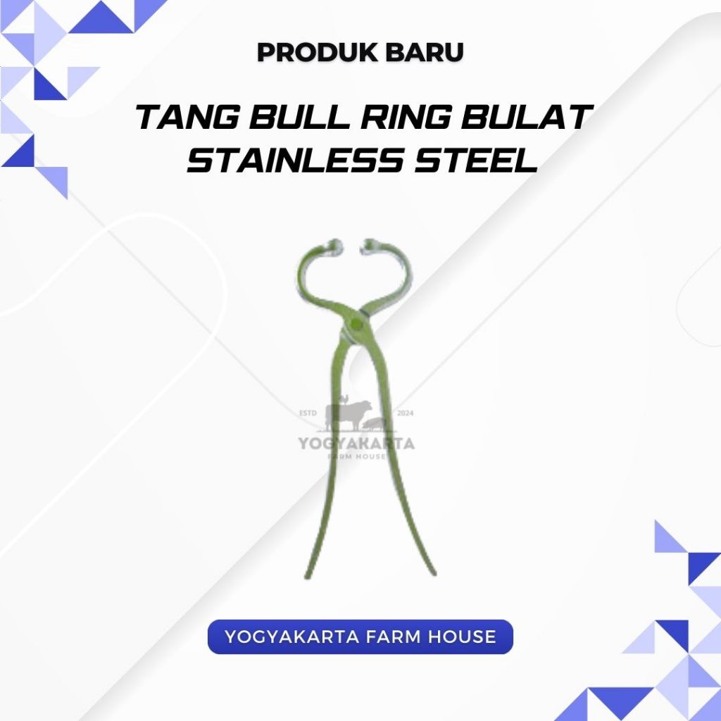 Tang Bull Ring Bulat/Tang Penjepit Hidung Sapi Bull Ring Cincin Anting Hidung Sapi Kerbau Lembu Stan