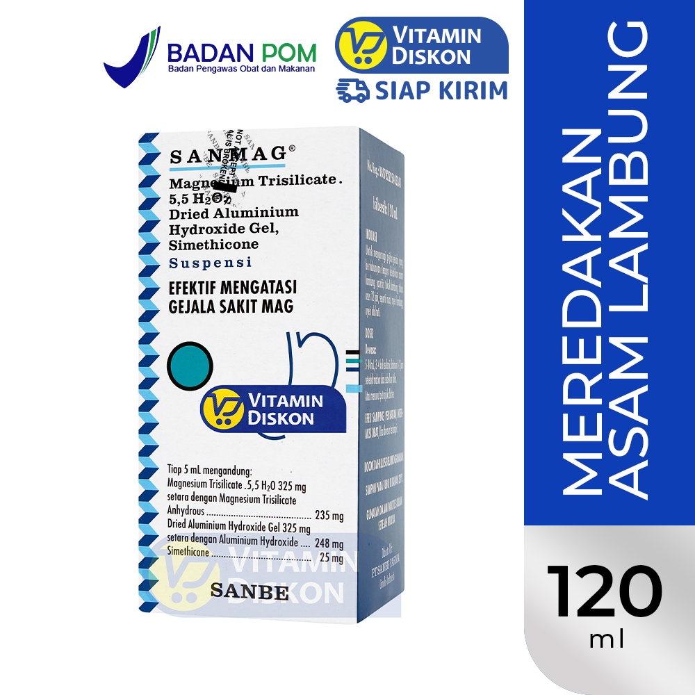 SANMAG SUSPENSI SIRUP 120ML