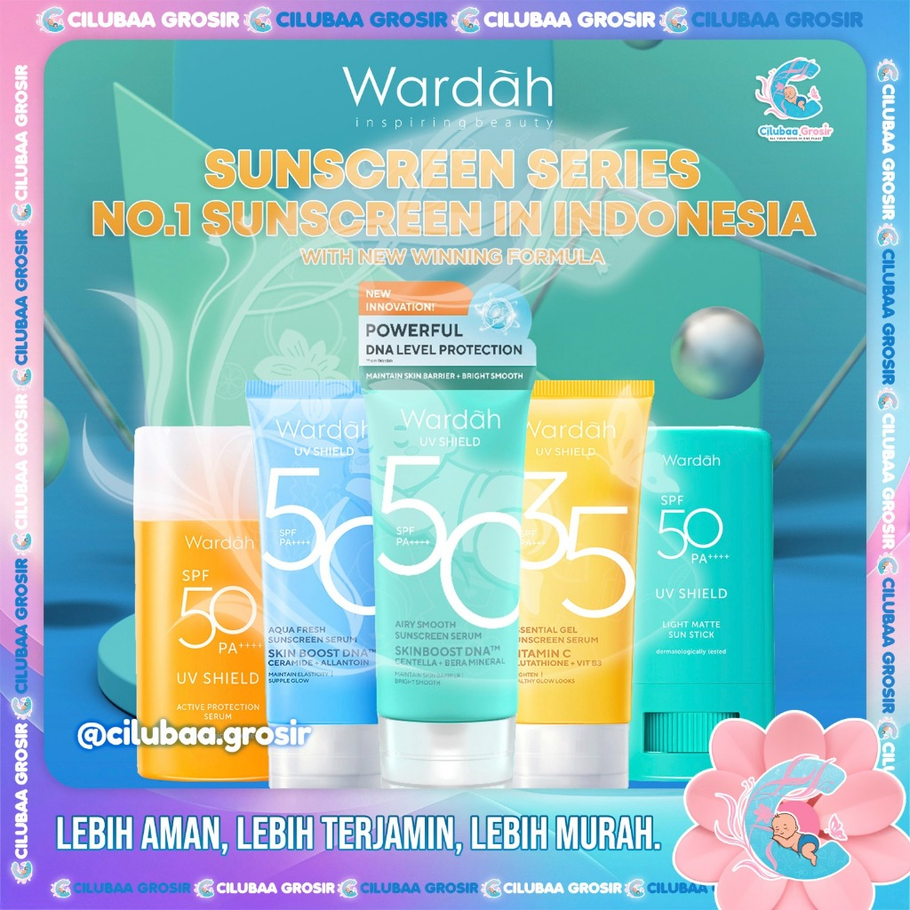 WARDAH UV Shield Aqua Fresh Essence || Active Protection Serum || Light Matte Sun Stick || SPF 35 50