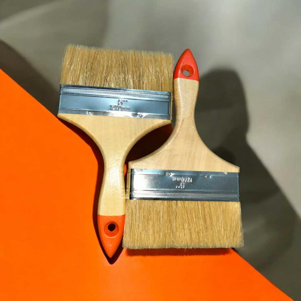 

Kuas Cat Eterna 633 5" Inch kuas Tembok Besi Kayu - Paint Brush / media mengechat