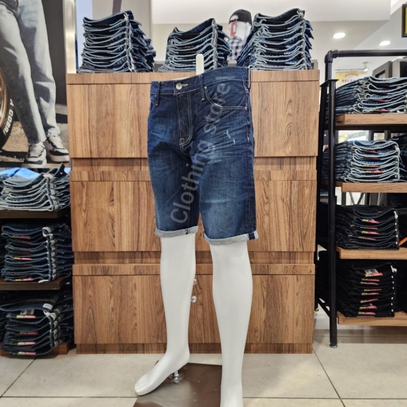 BOMBBOOGIE ORIGINAL celana jeans pendek pria slimfit 41J02B3DL