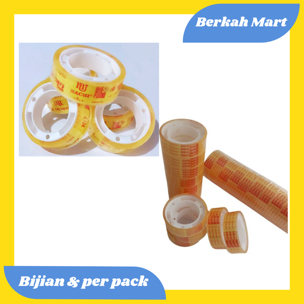 

SELOTIP PLASTIK - BIJIAN & GROSIR 1 PACK ISI 12 PCS