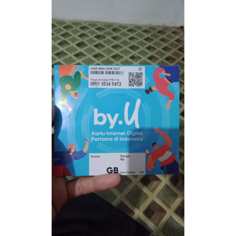 Kartu by.U Telkomsel ( kartu sakti )