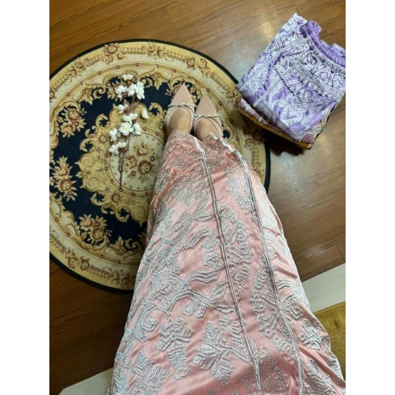 KAMEN JADI SILKY//KAMEN KEPURA//KAMEN TERBARU//kamen jadi moscrepe songket set// selendang//kamen ja