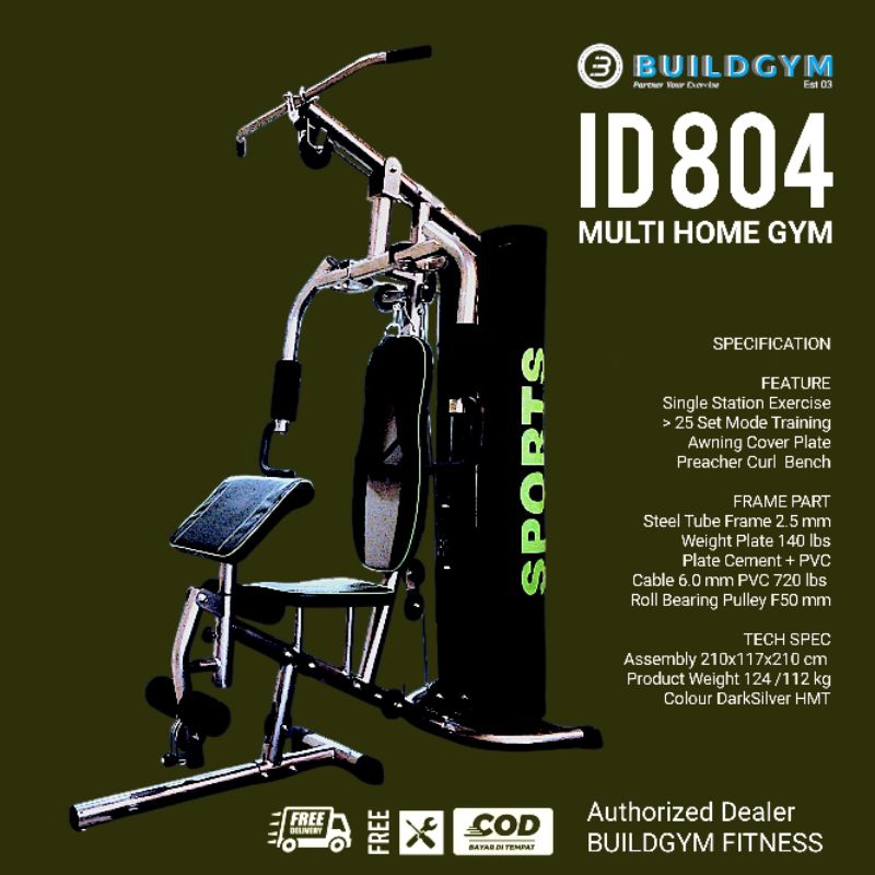 Multi Home Gym 1 Station ID804 Homegym 1 Sisi ID-804