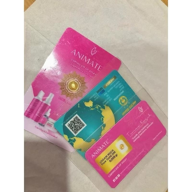 Baby Gold Logam Mulia Asli Emas Murni Mini Gold Animate 0.001 0.002 0.005 gram