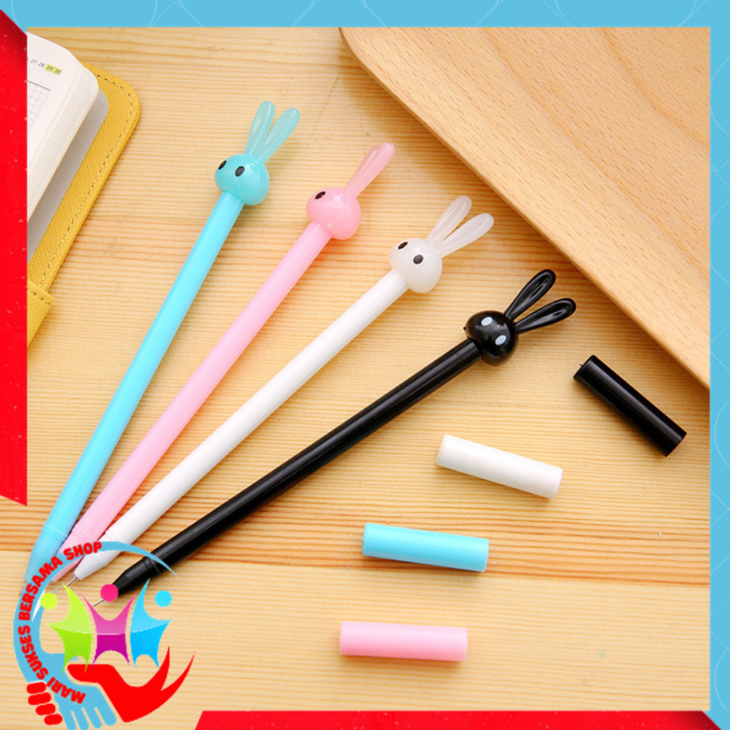 

MSBS Pulpen Pena Bentuk Karakter Kepala Kelinci Bolpen Karakter Bunny Lucu Unik Pulpen Karakter Gel Imut Pulpen Gel Pena Murah
