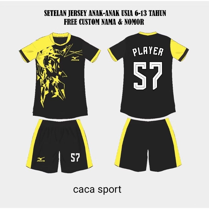 COD SATU SET BAJU GRATIS NAMA NOMOR PUNGGUNG BAJU BOLA ANAK ANAK FUTSAL PRIA WANITA BAJU BOLA OLAHRA