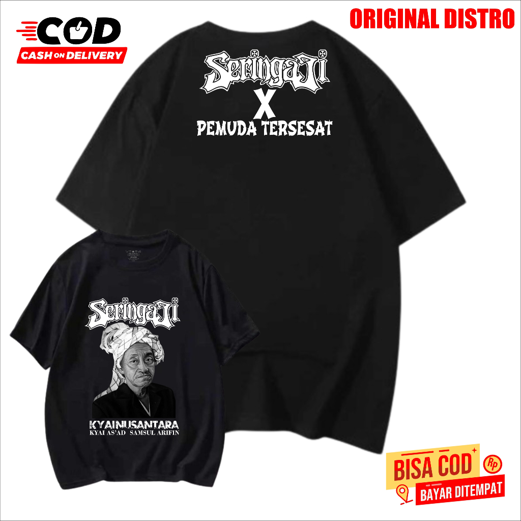 SERINGAJI KAOS KYAI NUSANTARA KYAI NAHDLATUL ULAMA DISTRO KYAI NU AS'AD SYAMSUL ARIFIN/ KYAI WAHAB H