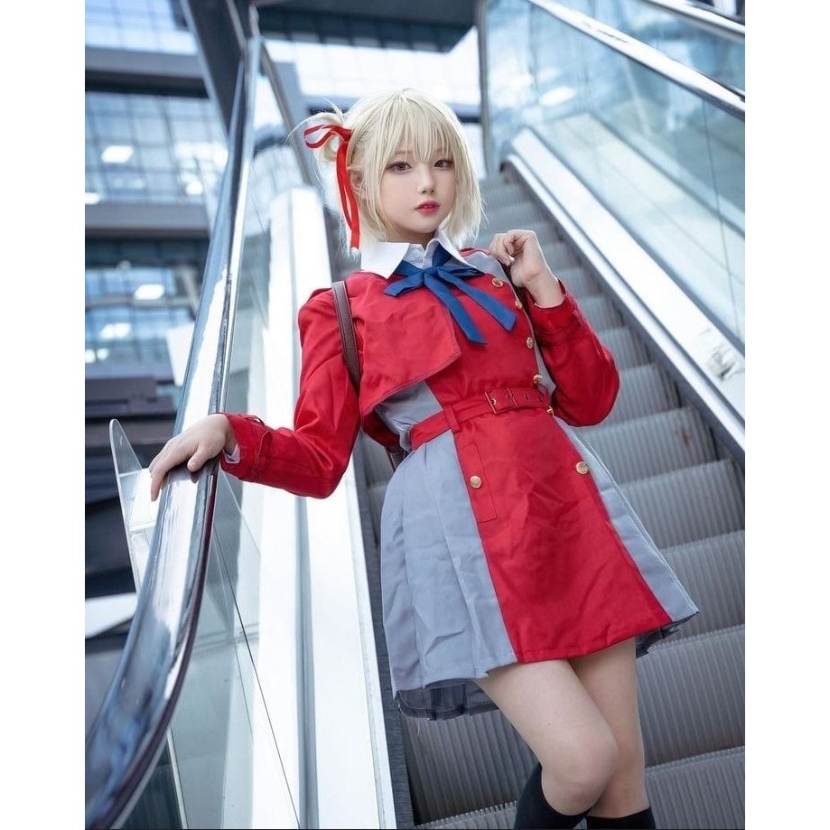 (PDS) CHISATO NISHIKIGI LYCORIS COSPLAY RECOIL ANIME KOSTUM