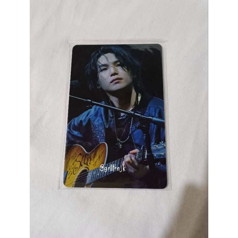 Photocard Suga CGV Photocard BTS Yoongi