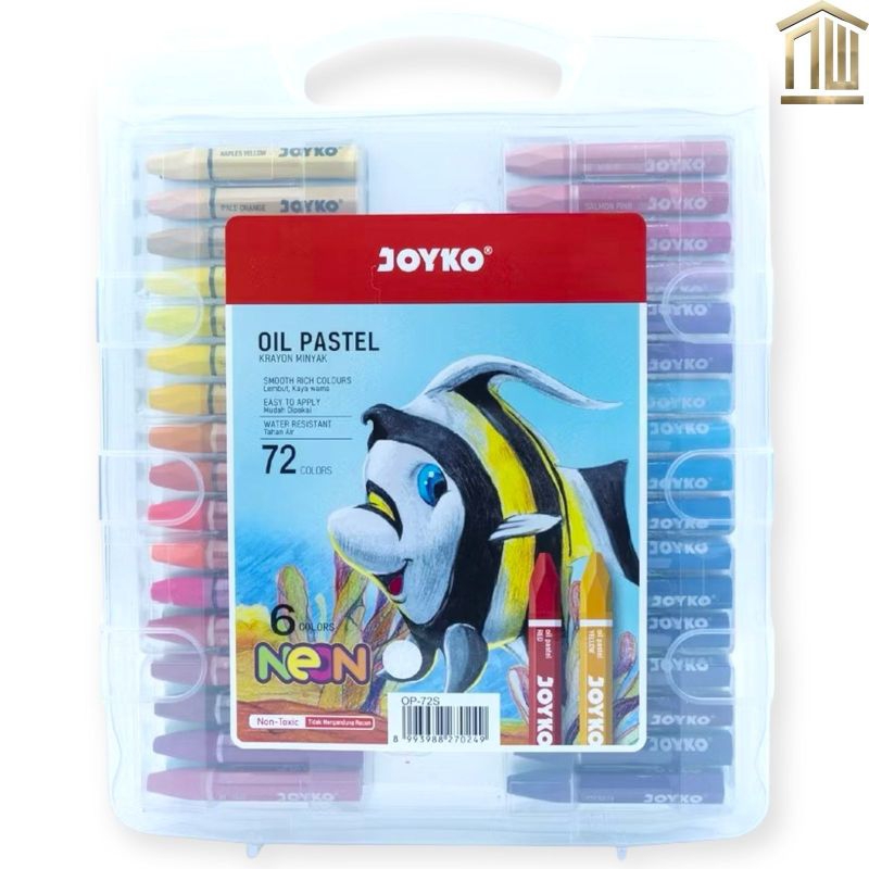 

Crayon Joyko Oil Pastel-72S 72 Warna