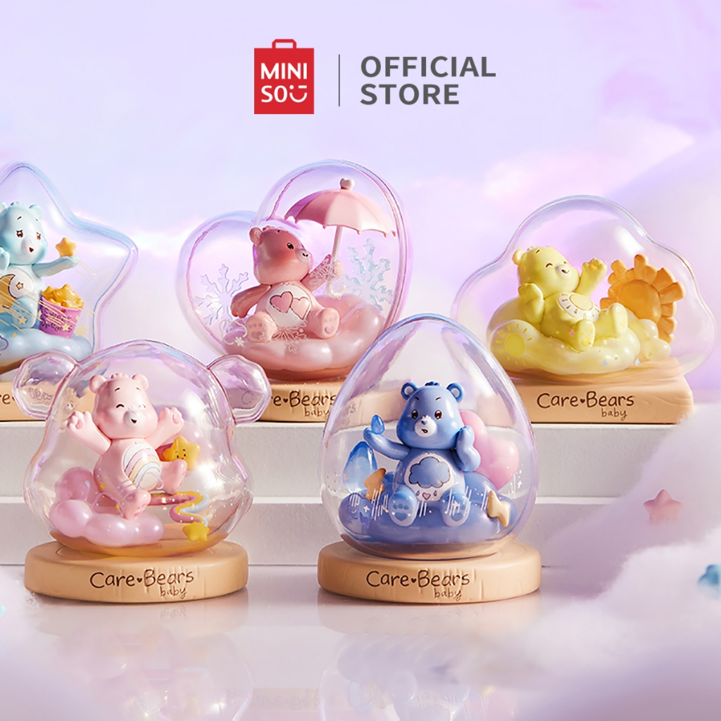 Miniso x Care Bears Figur Blind Box Koleksi Ramalan Cuaca Kotak Buta Surprise Box Figure Dekorasi Me