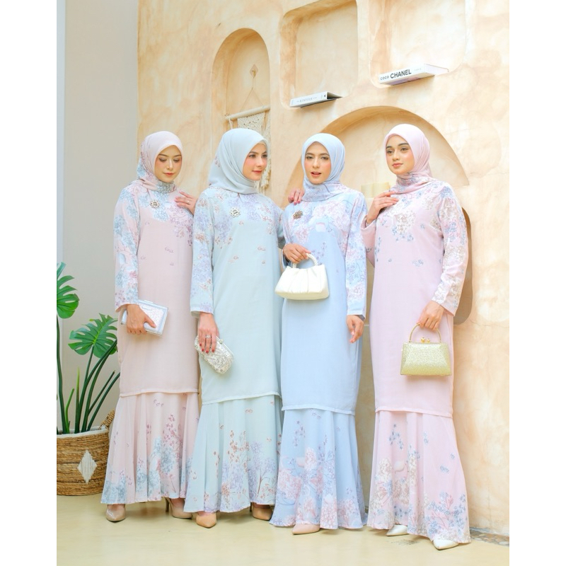 RENATA SET HIJAB|SET HIJAB TERBARU|GAMIS GIES|OUTFIT KONDANGAN|GAMIS MELAYU|SET HIJAB TERBARU|GAMIS