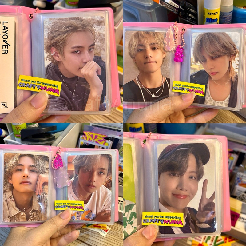 (OFFICIAL PC ❌ NO COD) THV LAYOVER Weverse ver Photocard BTS V kim taehyung jhope hoseok photo card 