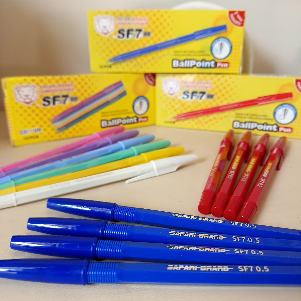 

(SF-7) Bulpoin Bulpen Pen Bolpoint Standart Safari Brand 0.5