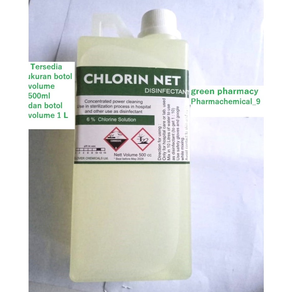 NaOCl Klorin disinfektan 6% 1 liter