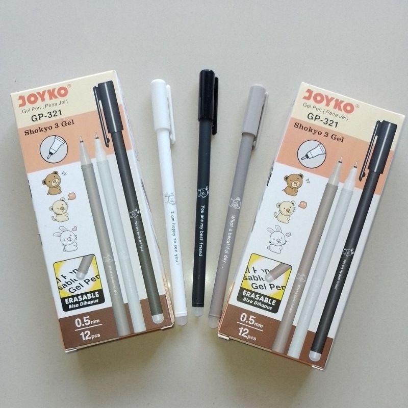 

Ay00! Pulpen Gel Pen Erasable Joyko GP-321 Shokyo 3 Gel [ Pulpen Bisa Di Hapus ] ( 12 Pcs )