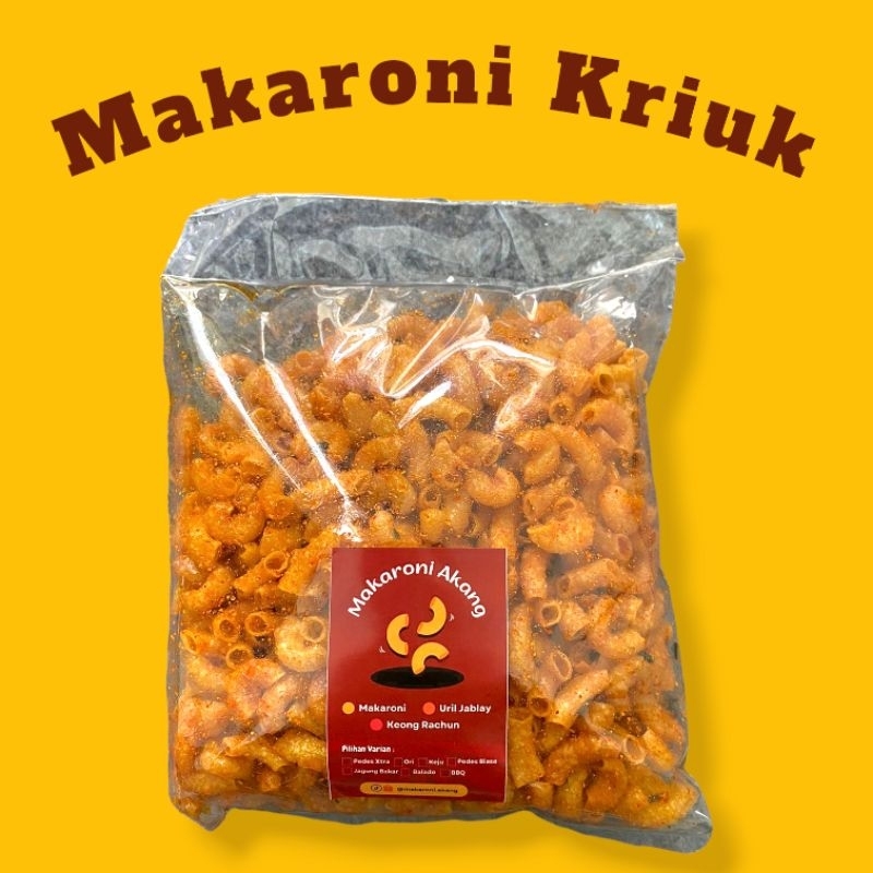 

MAKARONI KRIUK pipa pedas/asin/daun jeruk/jagung bakar renyah cemilan Keripik Snack Food