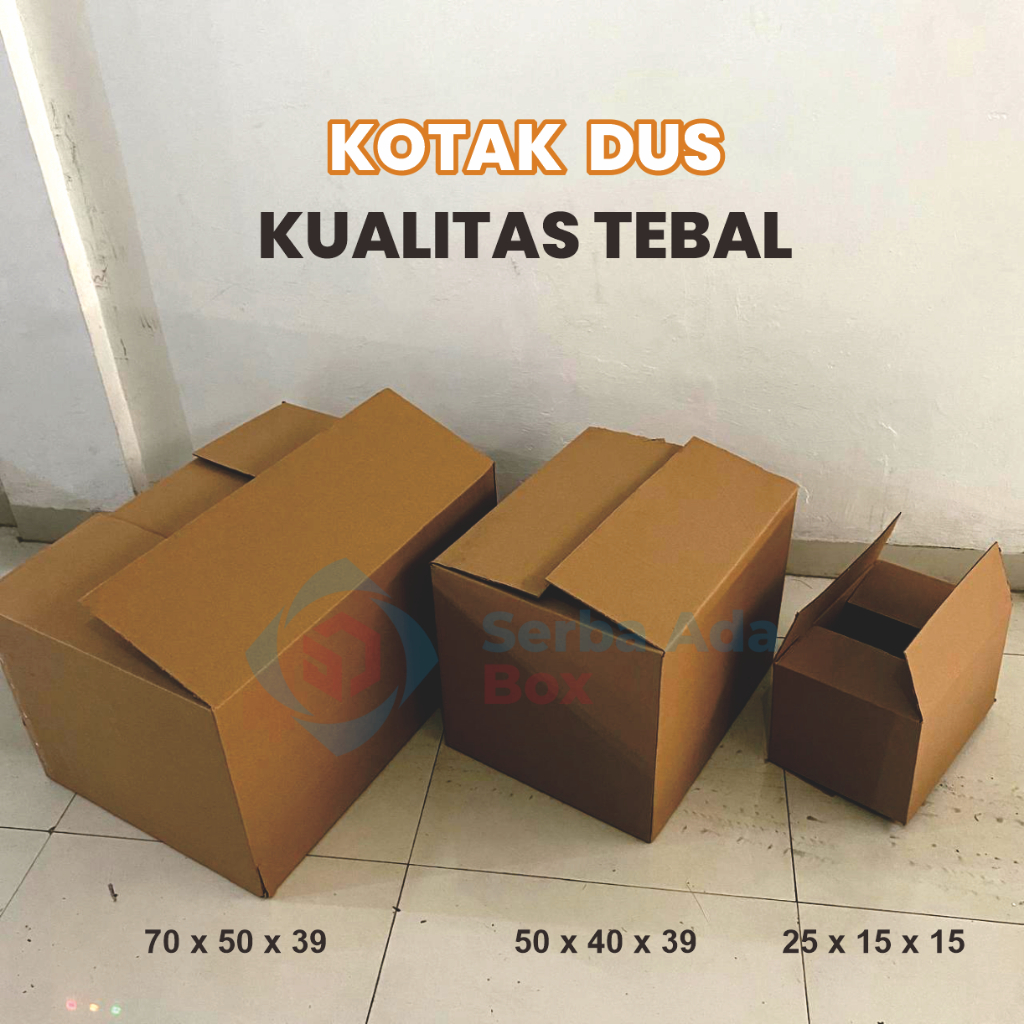 

KARDUS ECERAN / SATUAN / KARDUS DOKUMEN UK 70 x 50 x 39 cm || 50 x 40 x 39 KOTAK / PACKING KARDUS