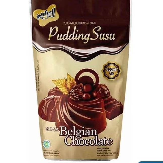 

Nutrijell Pudding Susu Rasa Belgian Chocolate 130gr